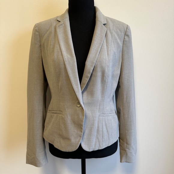 **WORTHINGTON* Lt. Gray Long Sleeve Blazer Suit Jacket Size Medium - Picture 1 of 7